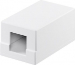 Seinakarp 1 port keystone valge