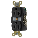 Pistikupesa 2-ne, 20A 125VAC, must, 5-20R NEMA, robustne