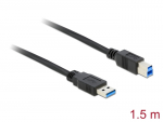 USB 3.0 kaabel A - B 1.5m, must