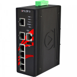 Switch: 4 x 10/100BaseT(X) PoE, 2 x 10/100BaseT(X), -40 kuni 75&deg;C, manageeritav, DIN, 12-36VDC