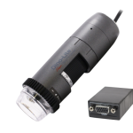D-Sub VGA mikroskoop 1280x720, 20-220x, 60fps, LED on-off, polarisaator