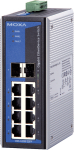 Switch: 6 x 10/100/1000BaseT(X), 2 x 10/100/1000BaseT(X) v&otilde;i 100/1000BaseSFP pesa, 0 kuni 60&deg;C, mittemanageeritav DIN