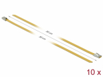 Kaablisidemed 300x4,6mm, terasest, kollased (10tk)