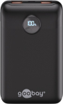 Akupank: USB-C (PD), 2xUSB-A, 20.000mAh, 22.5W, must, compact, Li-Po