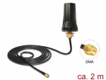 Ringantenn: 2 dBi ISM 433MHz, v&auml;litingimustele, sma