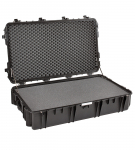 Relvakast 1178x725x287mm, veekindel, must, vahuga, ratastega, 20.4kg