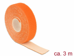 Takjapael rullis 20mm x 3.0m HOOK and LOOP, oranž
