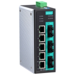 Switch: 5 x 10/100BaseT(X), 3 x 100BaseFX multi-mode ST, -40 kuni 75&deg;C