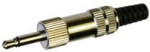 3.5mm mono pistik kaablile, metall