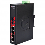 Switch: 4 x 10/100BaseT(X) PoE, 1 x 100BaseFX multi-mode SC, -10 kuni 70&deg;C, mittemanageeritav, DIN, 48-55VDC