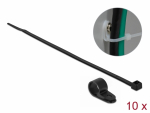 Kaablisidemed klambriga 300 x 4.8mm, mustad (10tk)