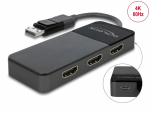 Displayport splitter 1 sisse/ 3 HDMI v&auml;lja, 4K, 3840x2160@60Hz, MST