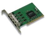 RS-232 PCI kaart, 4 x RJ45 porti