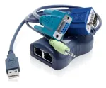RS-232 pikendaja kuni 300m l&auml;bi CATx, USB toide (ALAV100 seeria vastuv&otilde;tjatele)