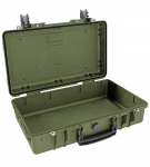 Kohver 550x350x170mm, veekindel, roheline, IP67, 2.55kg