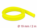 Kaablir&uuml;&uuml;s 19mm (14-30mm) kollane, 2.0m pol&uuml;ester, sukk