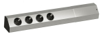 Toitepaneel Casia 4 x CEE7/3, 457 x 69 x 91mm, hall