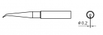TIP WXP-65 0.2 LONG BENT CHISEL