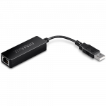 V&otilde;rgukaart: USB 2.0 - RJ45, 10/100Mbps