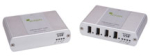 USB 2.0 pikendaja l&auml;bi CATx kaabli kuni 100m, 4 porti