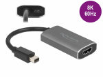 &Uuml;leminek Mini DisplayPort (M) - HDMI (F), 8K, DP 1.4, HDR, Active