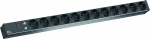 Toitepaneel 12 x Schuko 2.0m, 608x44x47mm, &uuml;lepingekaitse, hall