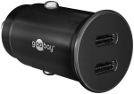 USB Autolaadija 2 x USB-C, 3A 12V/24V