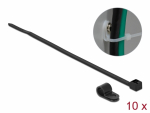 Kaablisidemed klambriga 200 x 3.6mm, mustad (10tk)