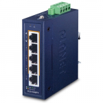 Switch: 4 x 10/100/1000BaseT(X) PoE+, 1 x 10/100/1000BaseT(X) -40 kuni 75&deg;C, mittemanageeritav, 120W budget