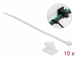 Kaablisidemed klambriga 200 x 3.6mm, valged (10tk)