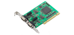 CAN PCI kaart, 2 porti, opt. Isol. 2KV, -40 kuni 85&deg;C