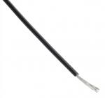 Montaažijuhe 0,24mm&sup2;, must AWG24 PTFE 600V h&otilde;betatud vask -60&deg;C&hellip;200&deg;C UL1213 305m