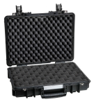 Kohver 457x366x118mm, veekindel, must, lainelise vahuga, IP67, 2.6kg