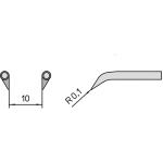Kolviots RTW 6NWMS TIP SET 45 D 0.2MM CHROME