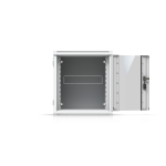 Seinakapp 12U 650x600x720, klaasuks, eemaldatavad k&uuml;ljed, temp. anduriga ventilaator, 4 k&uuml;ljest v&otilde;tmega suletav