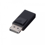 &Uuml;leminek DisplayPort (M) - Mini DisplayPort (F), kullatud kontaktid, must