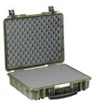 Kohver 485x414x149mm, veekindel, roheline, vahuga, IP67, 2.92kg