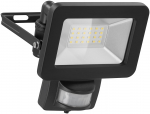 LED valgusti, liikumisandur, 20W, v&auml;litingimustesse, must
