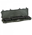 Relvakohver 1430x415x159mm, veekindel, roheline, relvakotiga, ratastega, 9.95kg