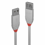 USB 2.0 pikenduskaabel A - A 0.5m, ANTHRA , Hall