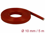 Tulekindel kaablir&uuml;&uuml;s 10mm, punane, 5m, silikooniga kaetud