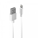 USB 2.0 - Lightning kaabel 2.0m, iPhone, iPad, iPod, valge