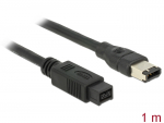 FireWire kaabel 1.0m (400Mbps 9pin - 6pin)