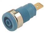 Banaanpesa, 4mm, 1000V AC/DC, 25A, isoleeritud, sinine