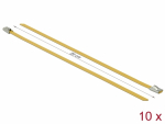 Kaablisidemed 200x4,6mm, terasest, kollased (10tk)