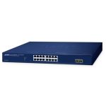 Switch: 16 x 10/100/1000Mbps, 2 x SFP, Web Smart, r&auml;kitav
