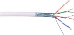 Keerdpaarkaabel Cat6a F/UTP 4x2x0,5 &uuml;hekiuline 23AWG LSZH Dca valge 500m/rull