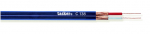 Audiokaabel 2x0.25mm&sup2;, sinine, PVC, OFC, varjestatud, 100m/rull