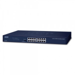 Switch: 16 x 10/100Mbps, metallist, Standard, Flow Control Off, VLAN, Extend, r&auml;kitav