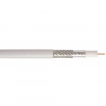Koksiaalkaabel RG6U FeCu, 75Ohm 6,8mm SAT/TV valge 1000m/rull